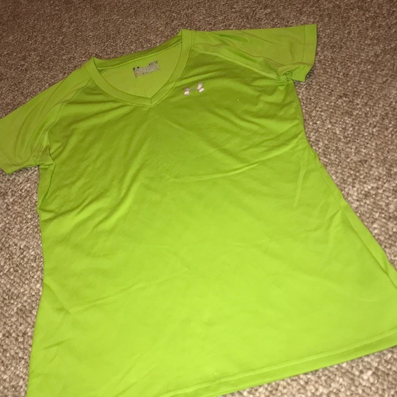 Under Armour Semi-Fitted V-Neck Tee - Picture 2 of 3